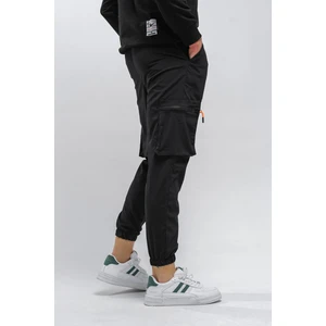 Baltassare Slim Fit Fermuar Detaylı Paraşüt Kargo Cepli Erkek Eşofman Alt