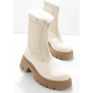 Bej Süet Kadın Bot & Bootie K02189201002