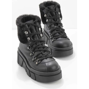 Siyah Kadın Bot & Bootie K02201220209