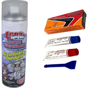 Leak Fix Su Sızdırmaz Sprey Şeffaf 396 gr + Iran Yapıştırıcısı