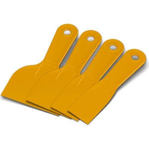 Dekor Plastik Ispatula Set Spatula Seti 4 Parça