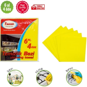 6'lı Temizlik Bezi 20 x 20 cm