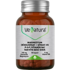 Magnezyum Sitrat ve P-5-P Vitamin B6 60 Tablet