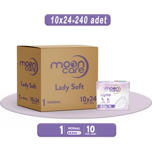 Moon Care Hijyenik Ped Lady Soft Yumuşak Normal (240 Ped)