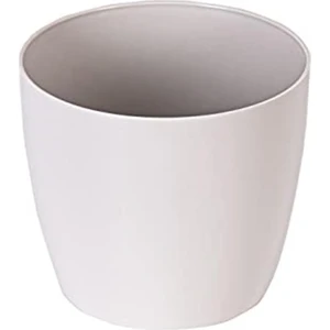 YK04 Yakut Saksı No:4 Drenaj Aparatı ile Birlikte, Kirli Beyaz, 21.8cm, 7.4 Litre
