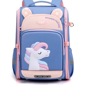Ivy Stationery Öğrencisi Okul Için Büyük Kapasiteli Sevimli Kız Tek Boynuzlu At Okul Çantası (Yurt Dışından)