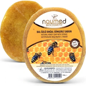 Bal Özlü Doğal Süngerli Sabun 130GR