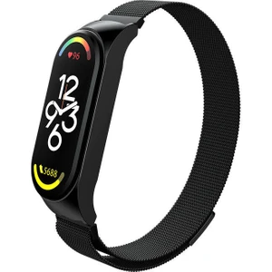 Xiaomi Mi Band 7 Tme Metal Hasır Manyetik Kordon Kayış