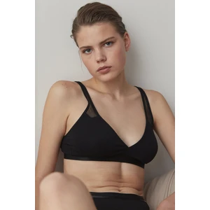 Siyah Comfy Mesh Balensiz Sütyen