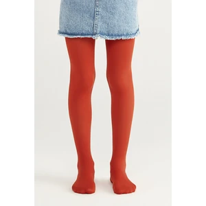 Turuncu Kız Çocuk Micro 40 Külotlu Çorap