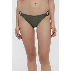 Koyu Yeşil Marble Side Bikini Üstü