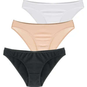 Fresh 3lü Pamuklu Çok Renkli Slip Külot