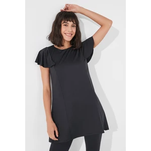 Siyah Freya Tunic Bikini Üstü