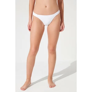 Beyaz Basic Macrame Bikini Altı