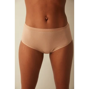 Bej Pamuklu Fresh Basic Cover Slip Külot