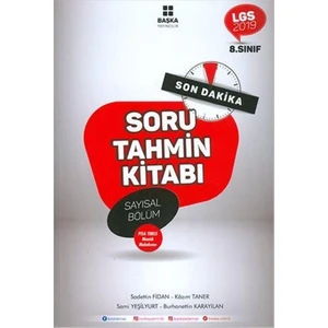 Başka Yayınları Başka 8.sınıf Lgs Sayısal Bölüm Soru Tahmin Kitabı