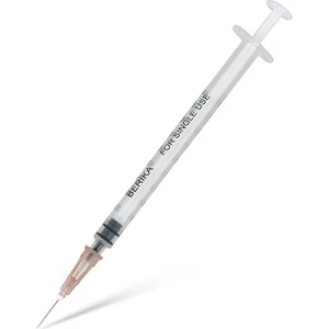 50 Adet Insülin Enjektörü. 1 ml Turuncu