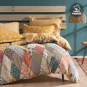 Bedding  Astrid Tek Kişilik Ranforce Nevresim Takımı - Hardal