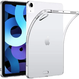 M.TK Moveteck Apple Ipad Air4 Air5 10.9 2020 2022 Uyumlu M1 Çipli Tablet Kılıfı Şeffaf Silikon Yumuşak Darbeye Dayanıklı Antidrop Case Clear