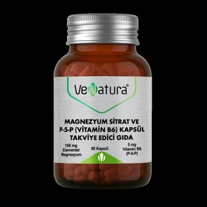 Magnezyum Sitrat Ve P5p (Vitamin B6) 90 Kapsül