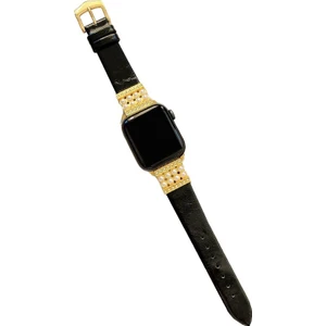 Apple Watch 4 5 6 7 8 Ultra 45MM 44MM 42MM Inci Taşlı Kordon