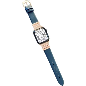 Apple Watch 4 5 6 7 8 Ultra 45MM 44MM 42MM Inci Taşlı Kordon