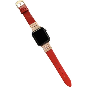 Apple Watch 4 5 6 7 8 Ultra 45MM 44MM 42MM Inci Taşlı Kordon