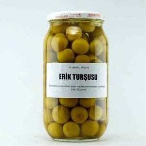 33 Tarsus Yöresel Ev Yapımı Erik Turşusu 1000 G