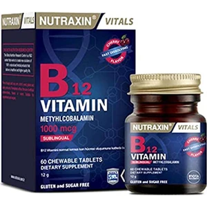 B12 Vitamin 60 Tablet, Takviye Edici Gıda