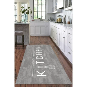 Viyana Home Dijital Baskılı Kaymaz Taban Yıkanabilir Kitchen Yazılı Modern Mutfak Halısı VHM-SD-521