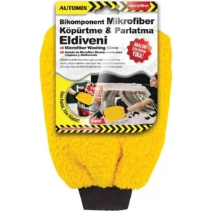 Bikomponent Mikrofiber Köpürtme ve Parlatma Eldiveni
