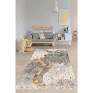 Viyana Home Dijital Baskılı Kaymaz Taban Yıkanabilir Modern Salon Halısı Mutfak Halısı Yolluk VH-HY-1122