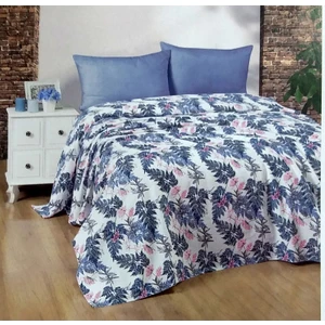 Jolly Home %100 Pamuk Doğal Çift Kişilik Pike 200 x 230 cm (Tek Pike)-Yaprak Füme