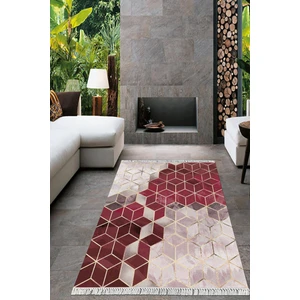 Viyana Home Dijital Baskılı Kaymaz Taban Yıkanabilir Modern Salon Halısı Mutfak Halısı Yolluk VH-HT-1400