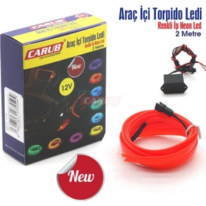 Araç Içitorpido Ledi 12V Ip Neon Kırmızı 2mt BR4327556
