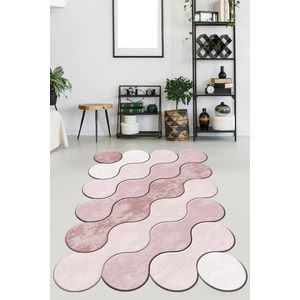 Viyana Home Kaymaz Taban Yıkanabilir Lazer Kesim Salon Halısı Mutfak Halısı Yolluk VHL-HT-880