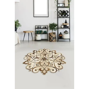 Viyana Home Dijital Baskılı Kaymaz Yıkanabilir Yuvarlak Lazer Kesim Salon Halısı Mutfak Halısı VHL-HT-1231