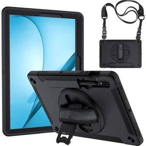 Galaxy Tab S7 Fe İçin Tablet Kılıfı - Siyah (Yurt Dışından)