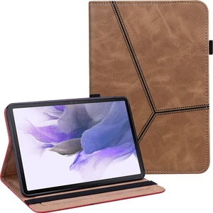 Galaxy Tab S7 Fe İçin Tablet Kılıfı - Kahverengi (Yurt Dışından)