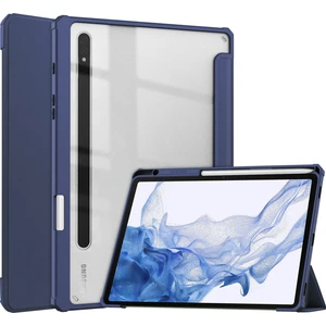 Galaxy Tab S8 İçin Tablet Kılıfı - Koyu Mavi (Yurt Dışından)
