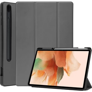 Galaxy Tab S7 Fe İçin Tablet Kılıfı - Gri (Yurt Dışından)