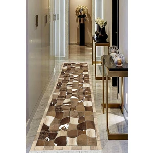 Viyana Home Dijital Baskılı Kaymaz Taban Yıkanabilir Modern Salon Halısı Koridor Halısı Yolluk VHU-HT-1225