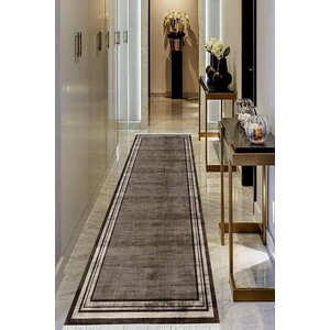 Viyana Home Dijital Baskılı Kaymaz Taban Yıkanabilir Modern Salon Halısı Koridor Halısı Yolluk VHU-HY-1244