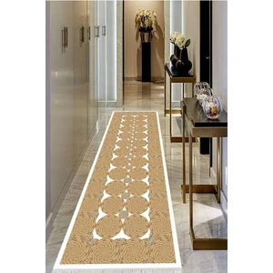 Viyana Home Dijital Baskılı Kaymaz Taban Yıkanabilir Modern Salon Halısı Koridor Halısı Yolluk VHU-SD-335