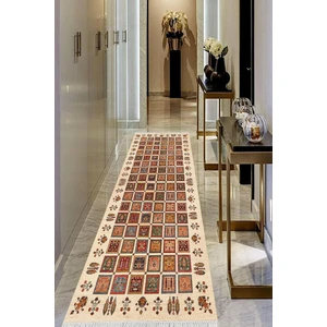 Viyana Home Dijital Baskılı Kaymaz Taban Yıkanabilir Modern Salon Halısı Koridor Halısı Yolluk VHU-HT-648