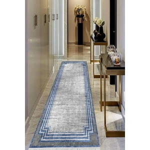 Viyana Home Dijital Baskılı Kaymaz Taban Yıkanabilir Modern Salon Halısı Koridor Halısı Yolluk VHU-HT-663