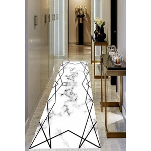 Viyana Home Dijital Baskılı Kaymaz Taban Yıkanabilir Modern Salon Halısı Koridor Halısı Yolluk VHU-HT-329