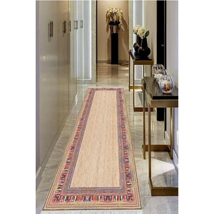 Viyana Home Dijital Baskılı Kaymaz Taban Yıkanabilir Modern Salon Halısı Koridor Halısı Yolluk VHU-SD-322