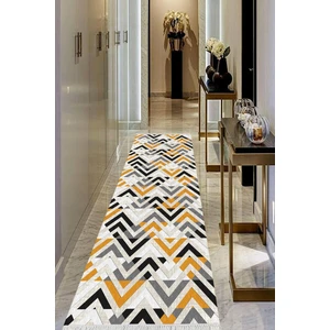 Viyana Home Dijital Baskılı Kaymaz Taban Yıkanabilir Modern Salon Halısı Koridor Halısı Yolluk VHU-HS-173