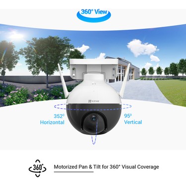 Ezvız C8C Dış Mekan Yatay/ Dikey Hareketli Kamera Fiyatı